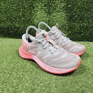 Asics  Gel Nimbus Lite 2 Light Grey Pink Athletic Running Sneakers Womens‎ 7.5